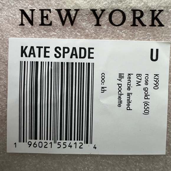 Kate Spade Lilly Pochette Rose Gold NWT - Picture 7 of 8